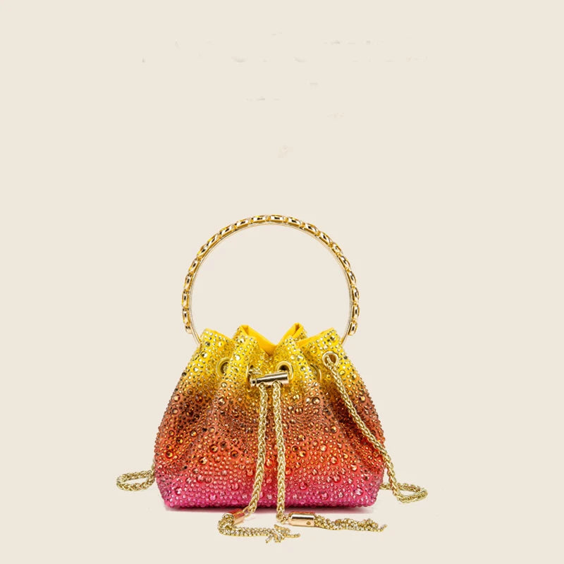 Colorful PU Structured Handbag