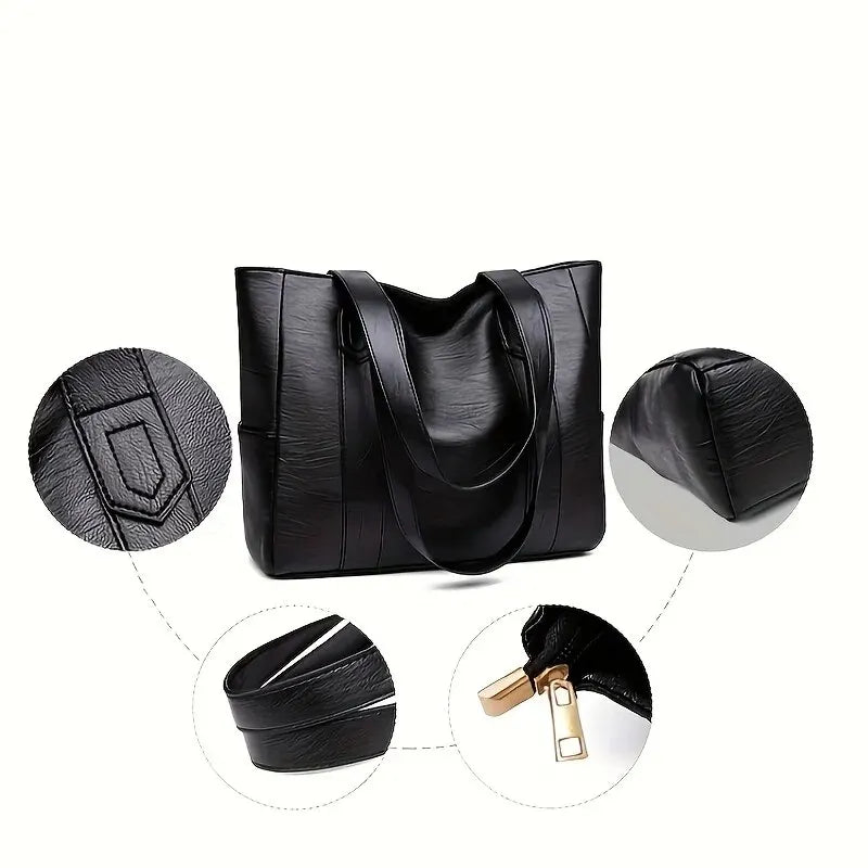Chemical-Free Vintage Tote Handbag