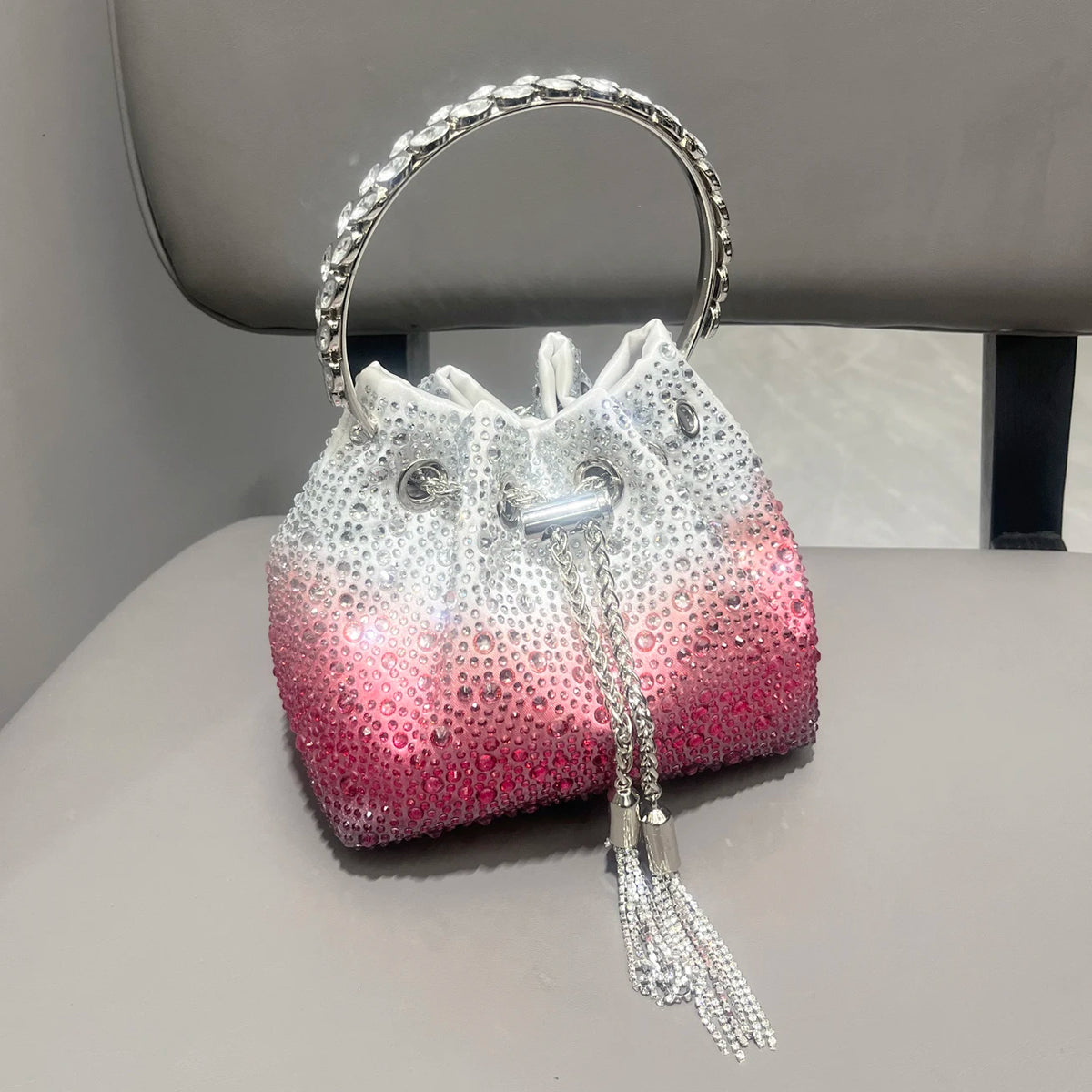 Colorful PU Structured Handbag