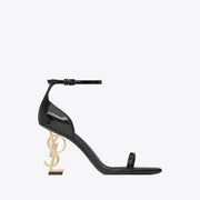 Elegant Metal Heel Patent Leather High Heels - Qaawal Platform Pumps