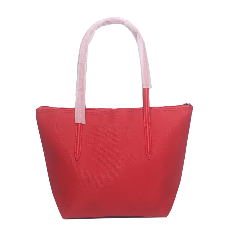 Multi-Pocket Transparent PVC Tote