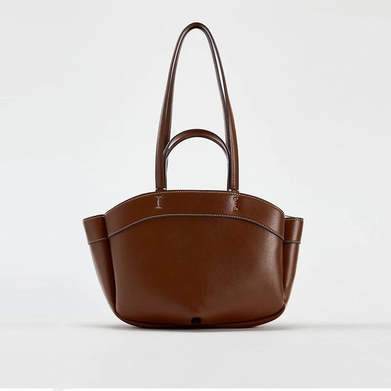 Microfiber Convertible Crossbody Tote Bag