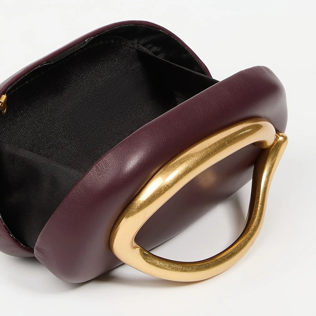 Microfiber Structured Party Clutch Bag
