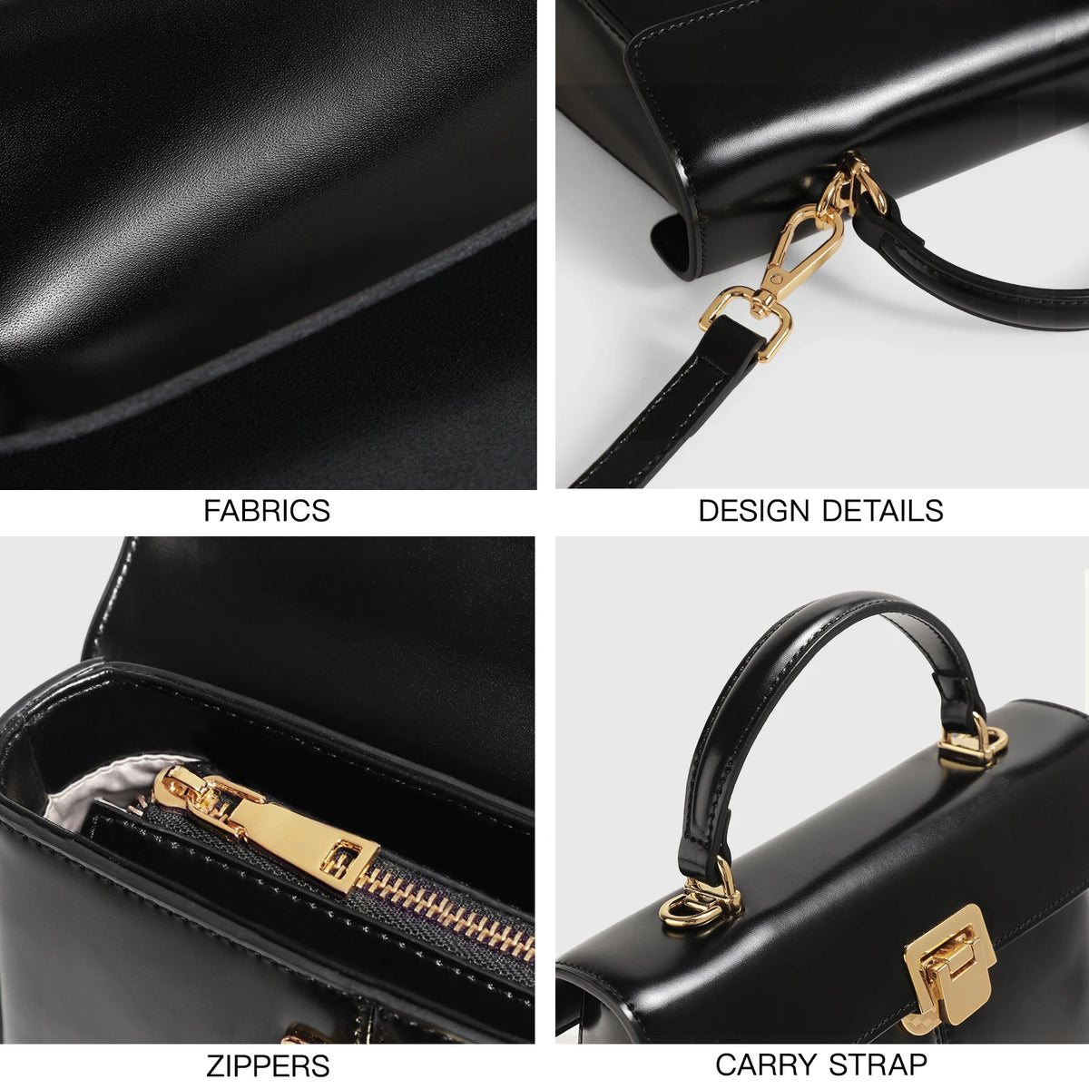 Split Leather Organizer Messenger Bag