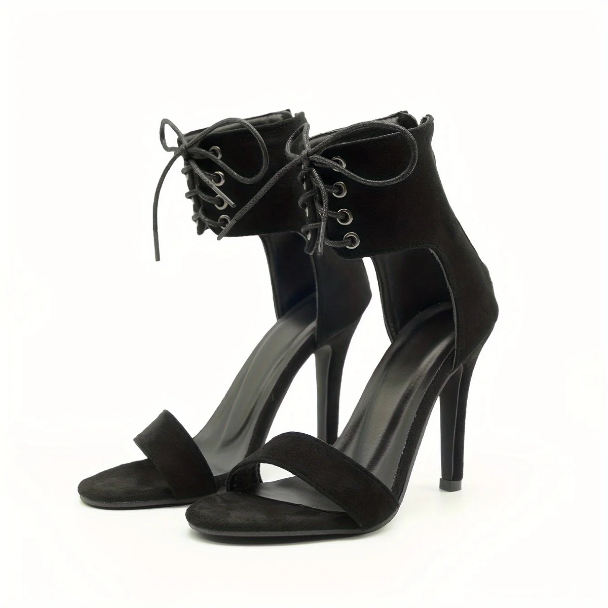 Lace Hollow Summer Heel Pumps