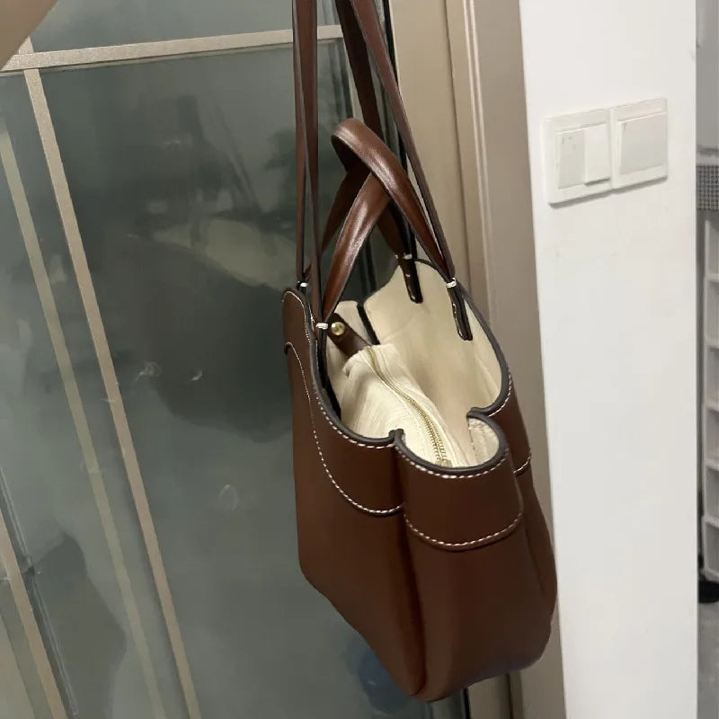 Microfiber Convertible Crossbody Tote Bag
