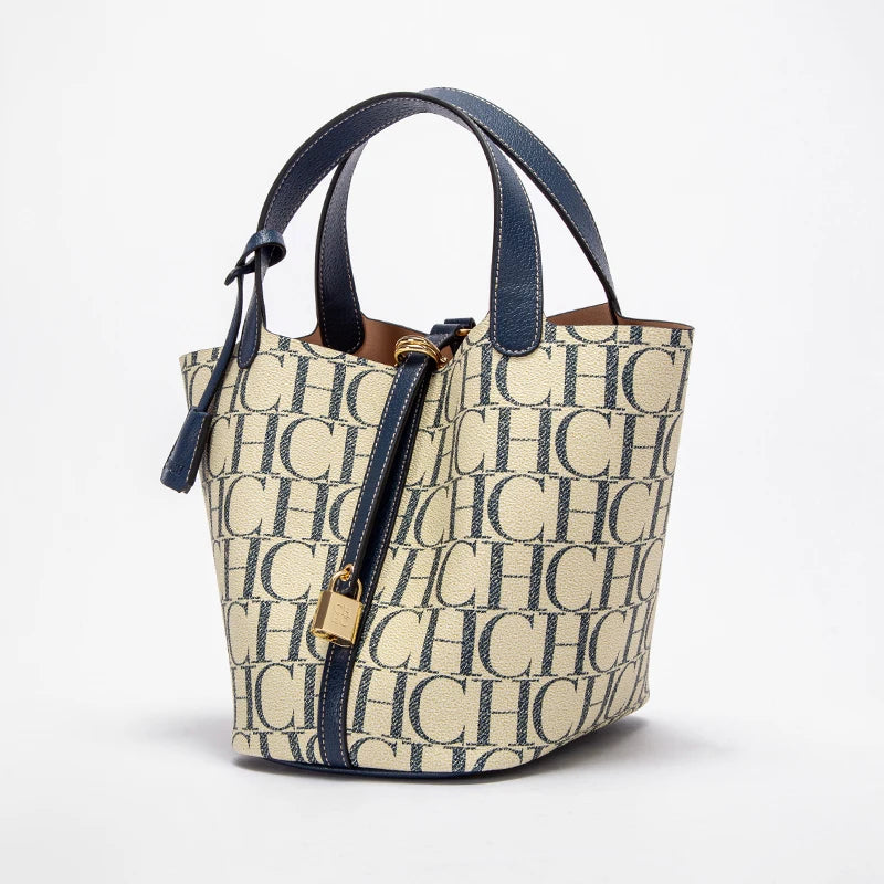 Sequined Letter Pattern Tote Bag