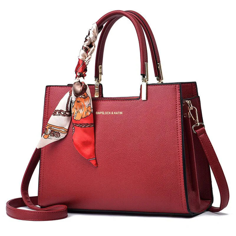 Organised Multi-Compartment Tote Handbag