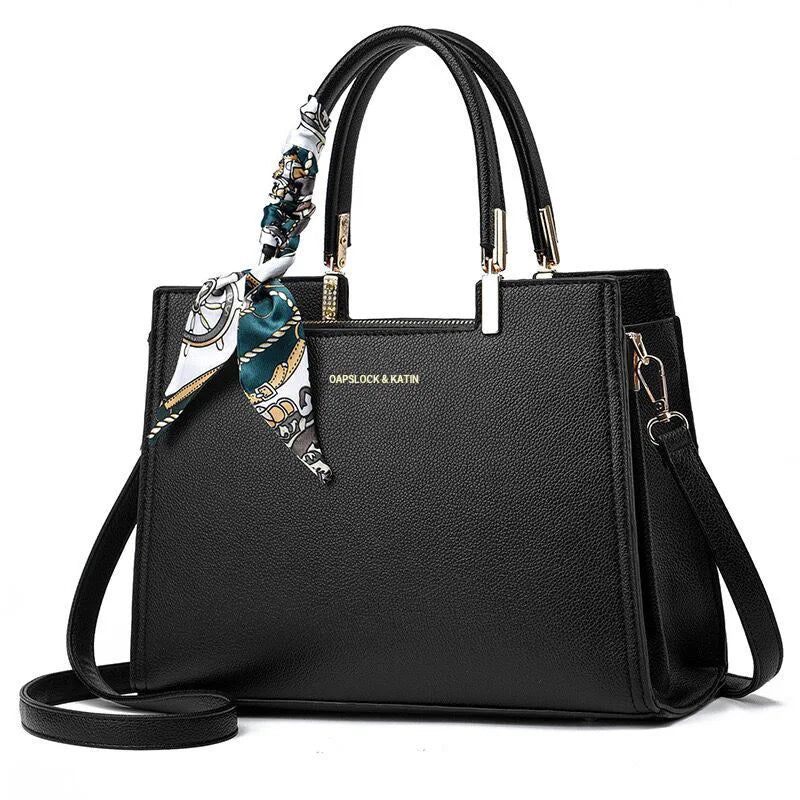Organised Multi-Compartment Tote Handbag