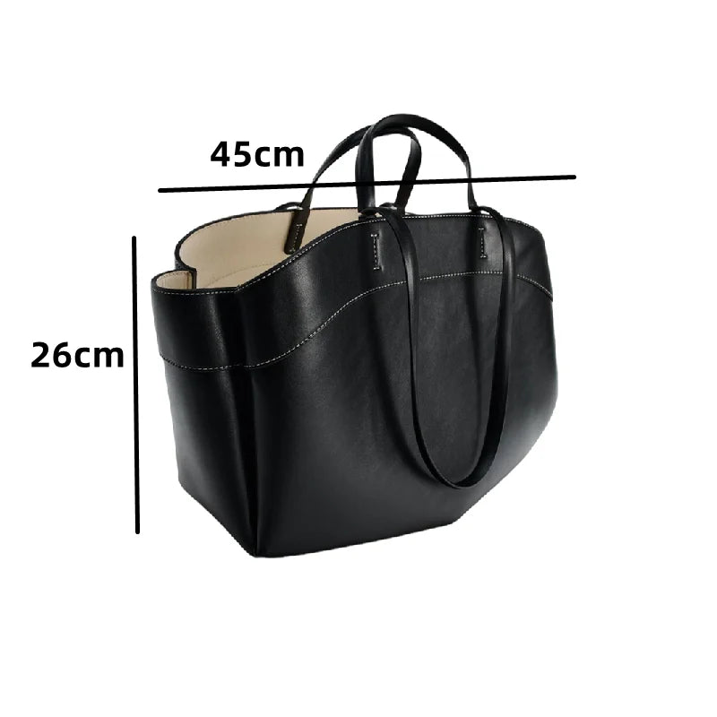 Microfiber Convertible Crossbody Tote Bag