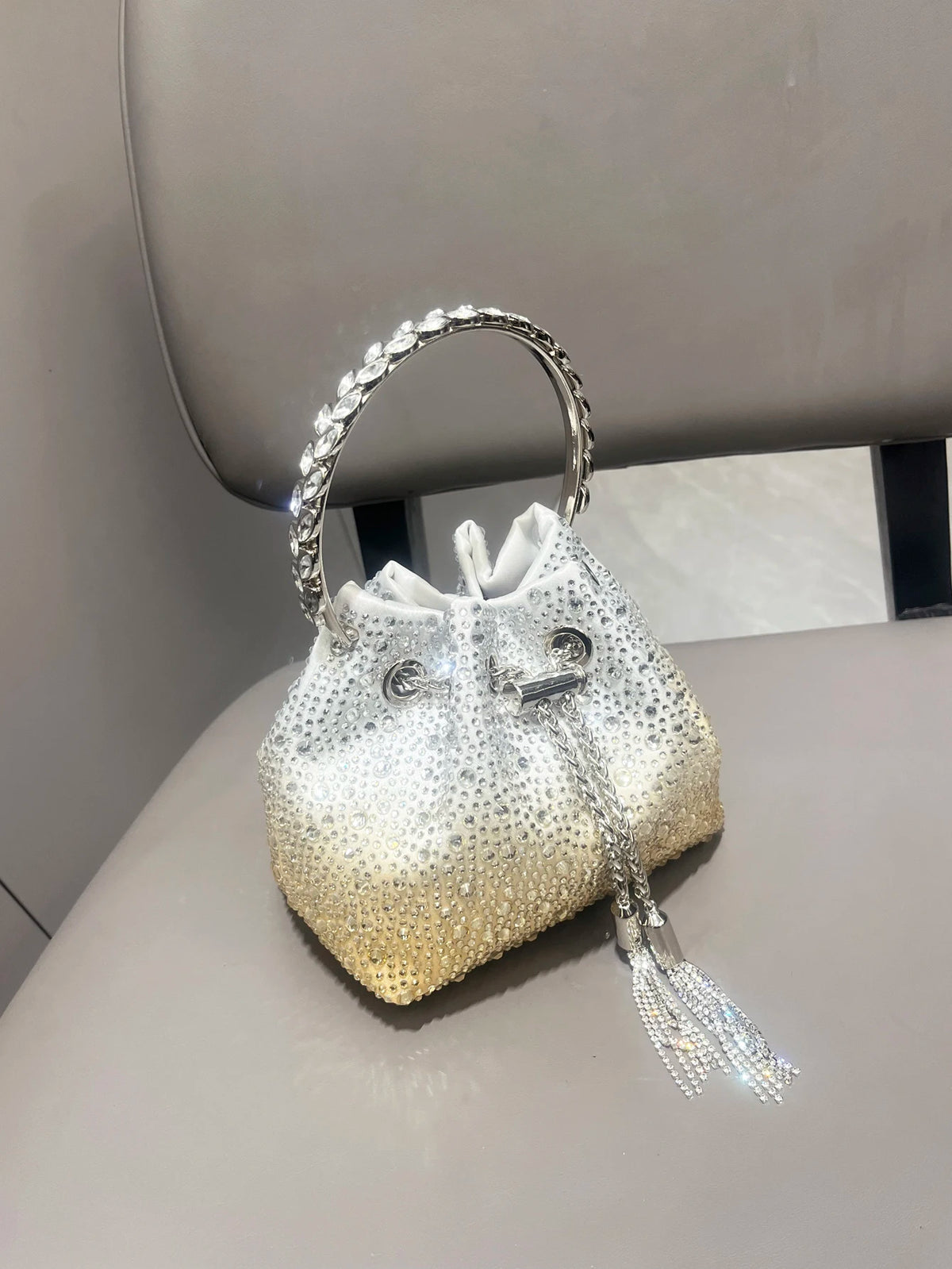 Colorful PU Structured Handbag