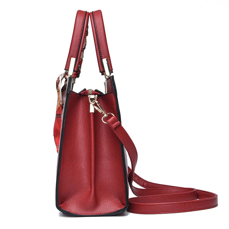 Organised Multi-Compartment Tote Handbag