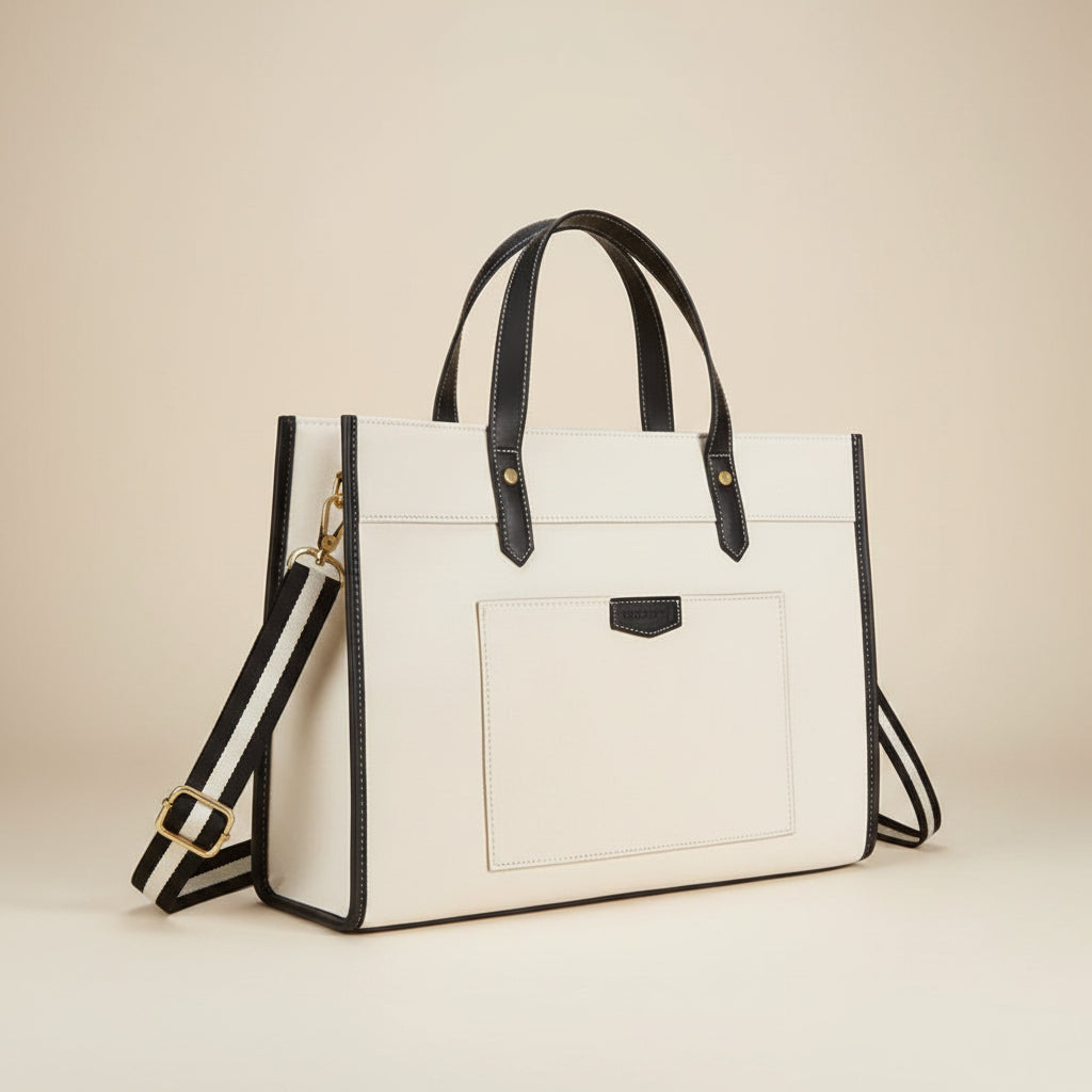 Canvas Laptop Messenger Handbag
