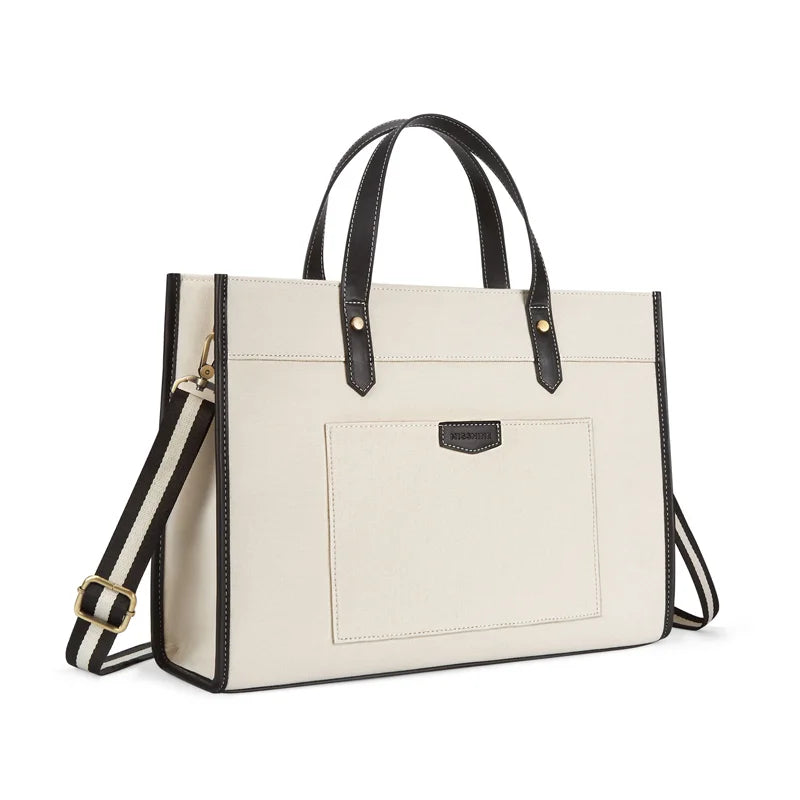 Amara BAGSMART Canvas Laptop Messenger Bag - Unisex Professional Bag