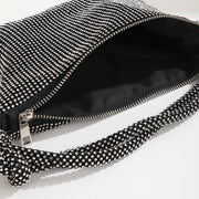 Eleanor MOJOYCE Metallic Saddle Bag - Multi-Pocket Designer Handbag