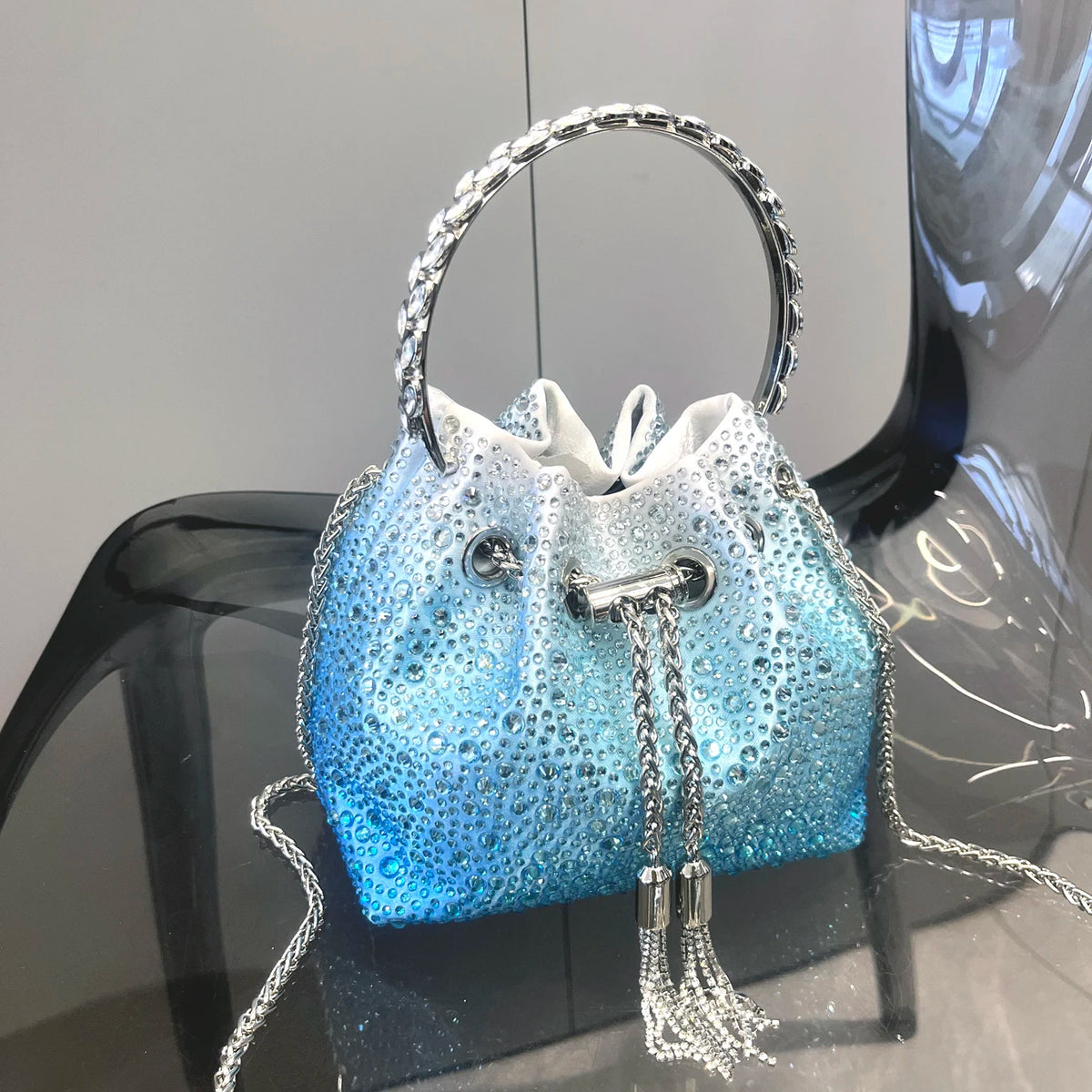 Colorful PU Structured Handbag