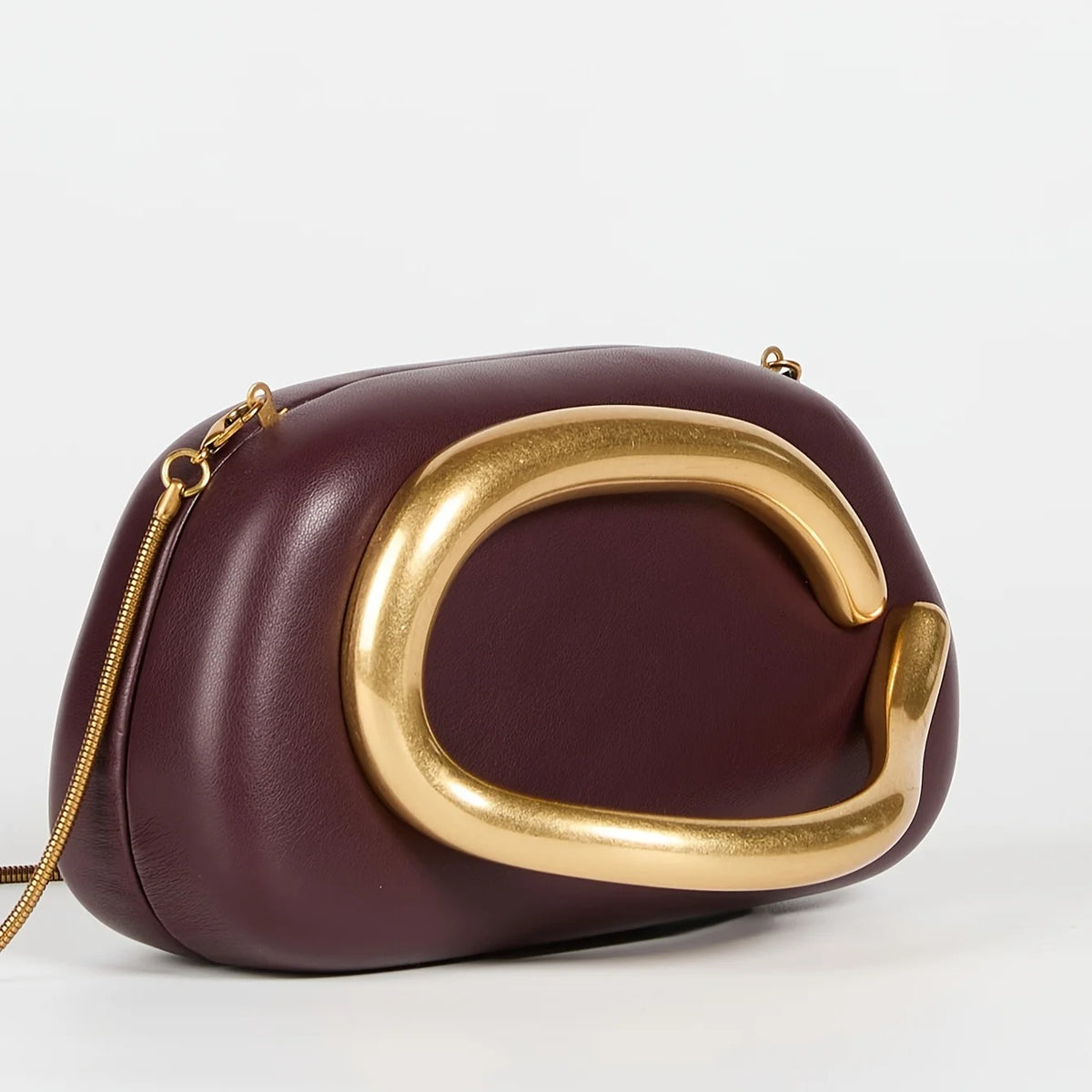 Microfiber Structured Party Clutch Bag