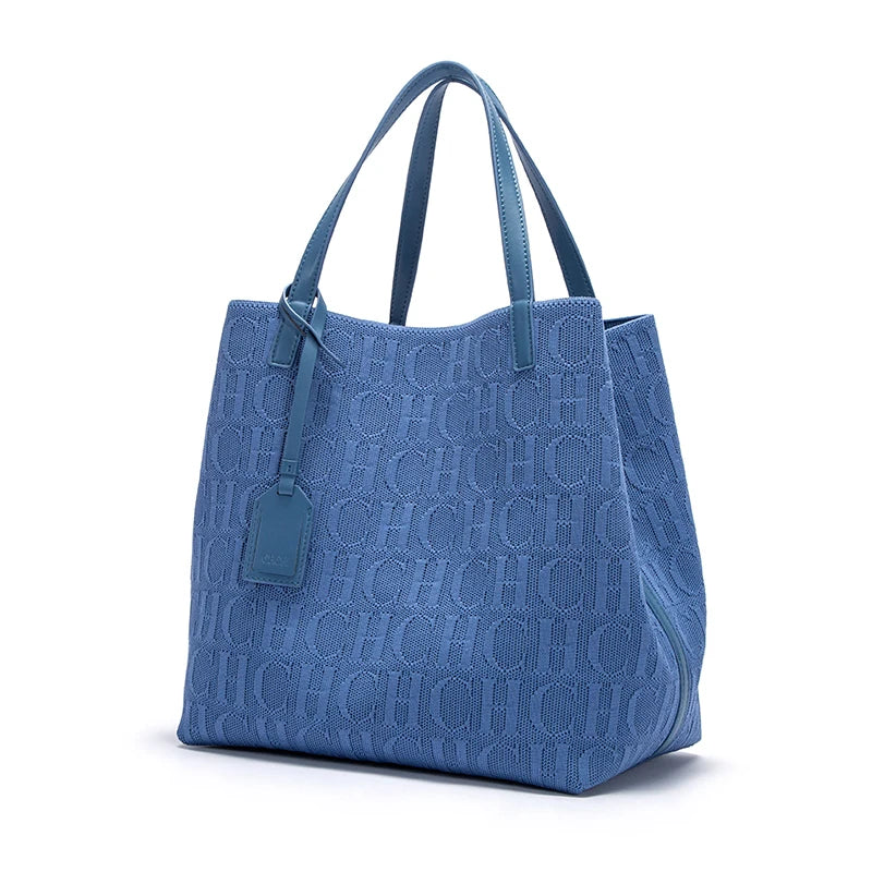 Cotton Bucket Shoulder Handbag