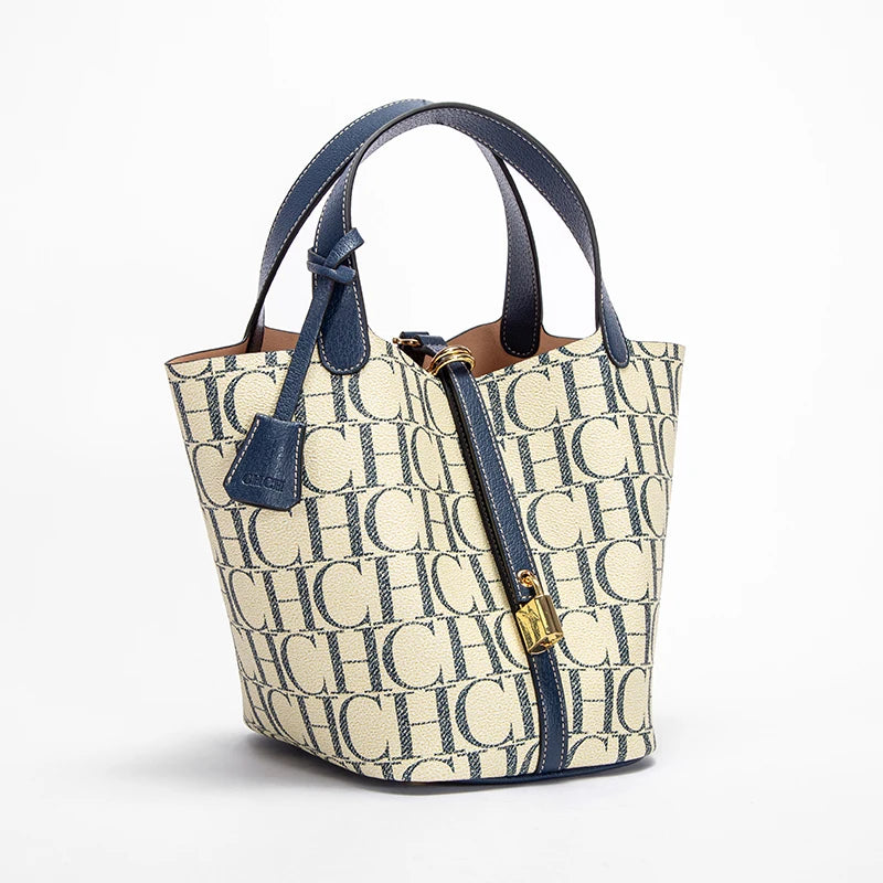 Sequined Letter Pattern Tote Bag