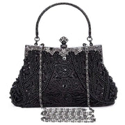 Gianna YYW Vintage Hobo Bag - Floral Diamond Polyester Handbag
