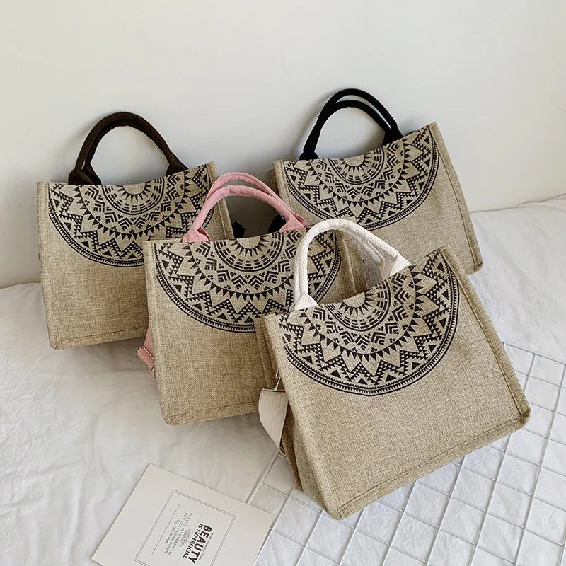 Chemical-Free Canvas Tote Handbag