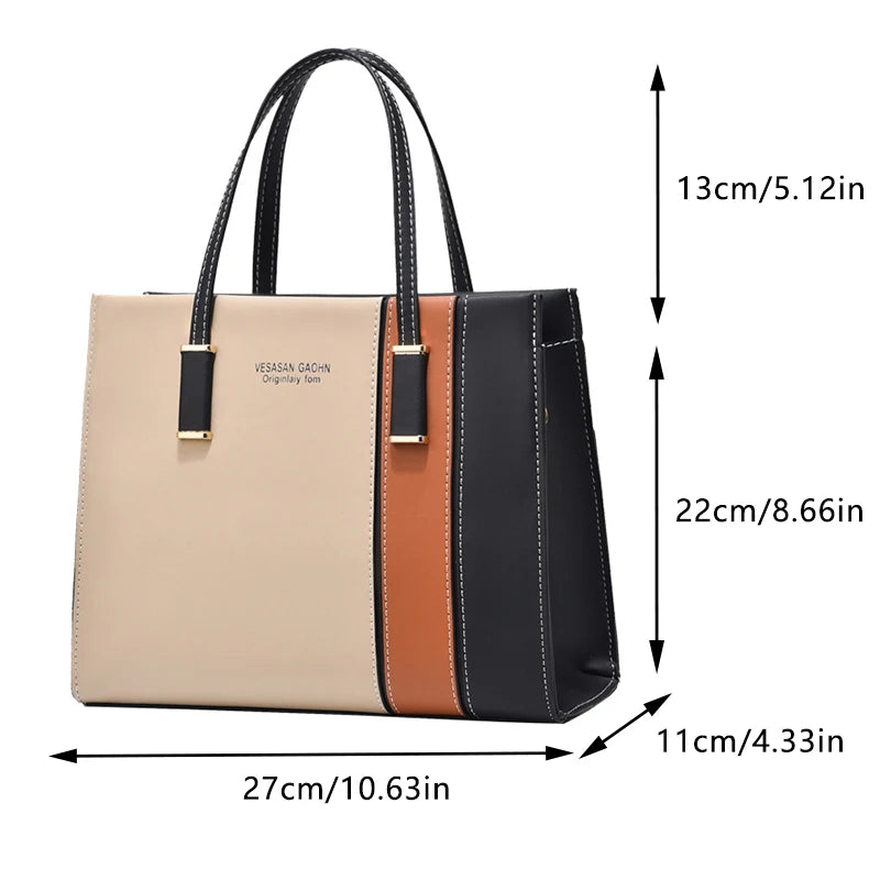 Spacious Organiser Tote Handbag