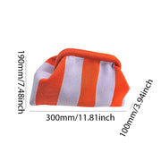 Bailey Striped Cotton Knitted Clutch - FU JIAN Province Handbag