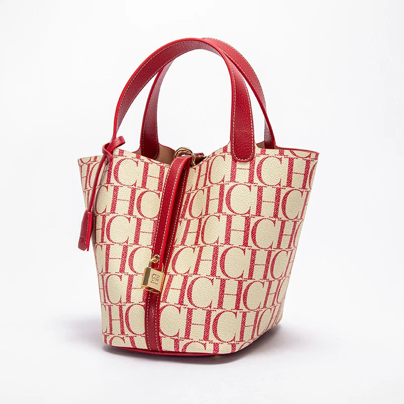 Sequined Letter Pattern Tote Bag