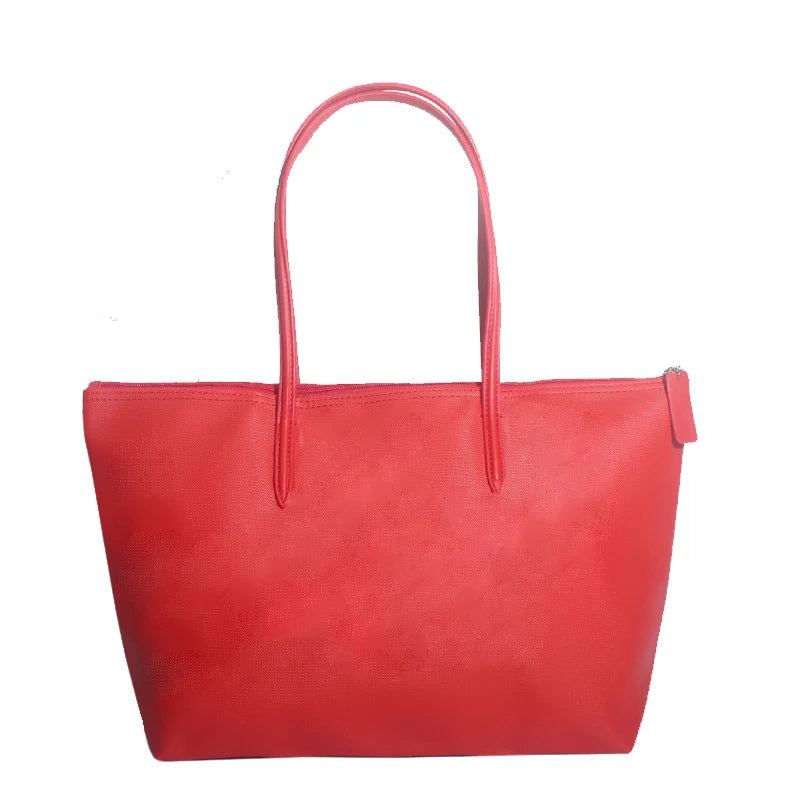 Multi-Pocket Transparent PVC Tote