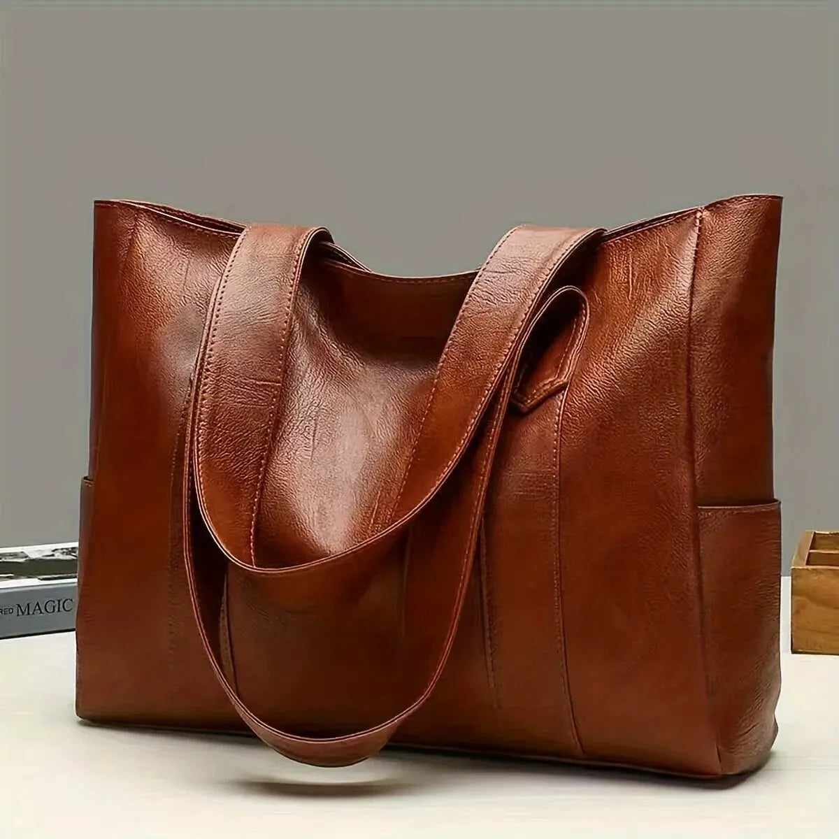 Chemical-Free Vintage Tote Handbag