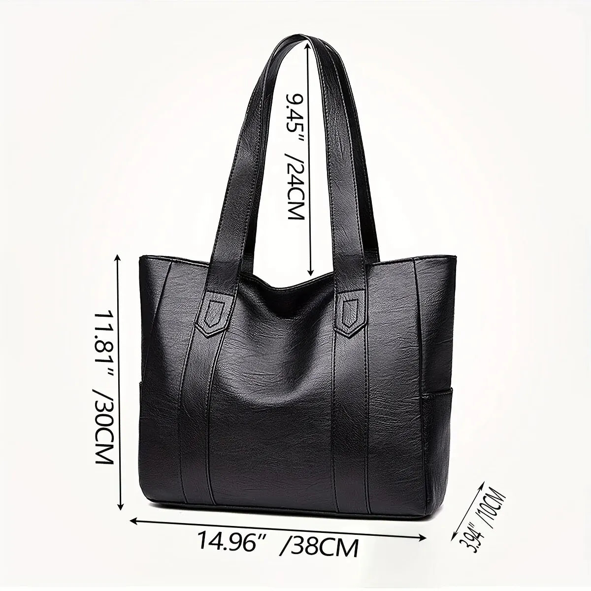 Chemical-Free Vintage Tote Handbag