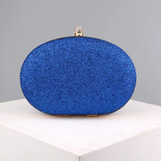 Daphne Denim Circular Bag - GLOIG Floral Sequin Evening Clutch