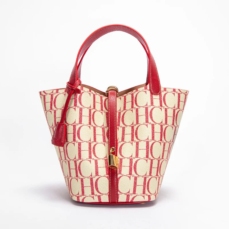 Sequined Letter Pattern Tote Bag