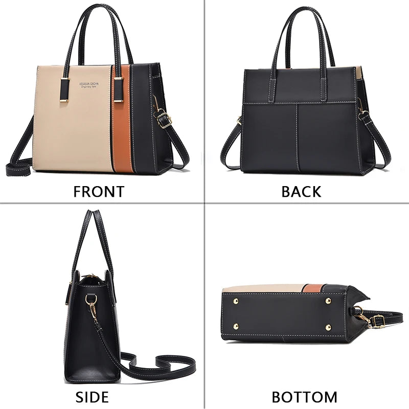 Spacious Organiser Tote Handbag