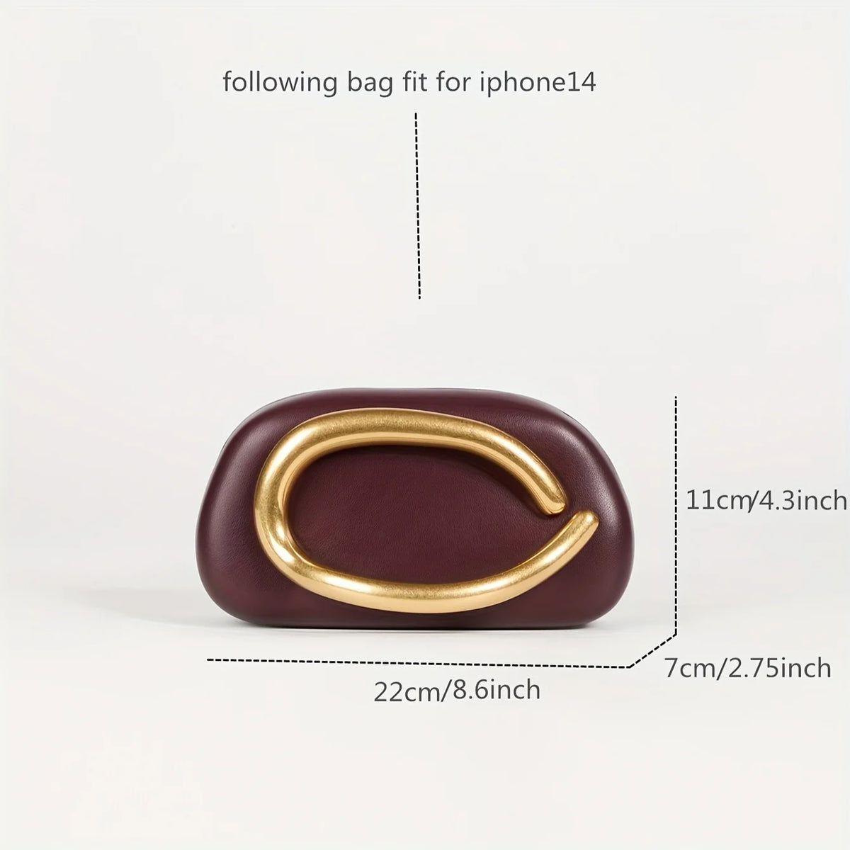 Microfiber Structured Party Clutch Bag