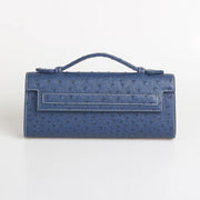 Viviane Ostrich PU Tote - Elegant Multi-Compartment Handbag