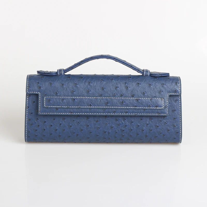 Ostrich Textured Multi-Compartment Tote