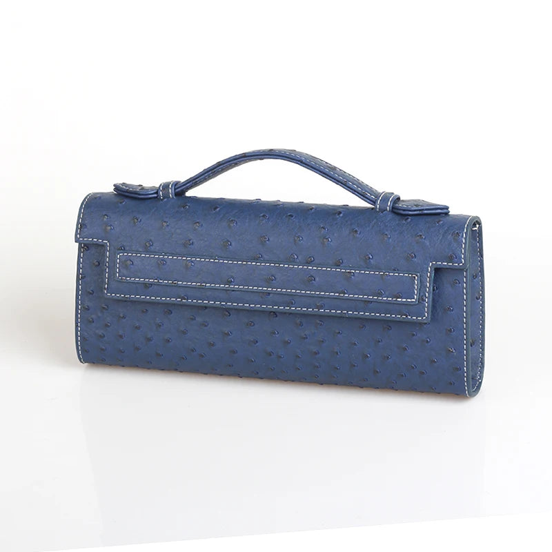 Ostrich Textured Multi-Compartment Tote